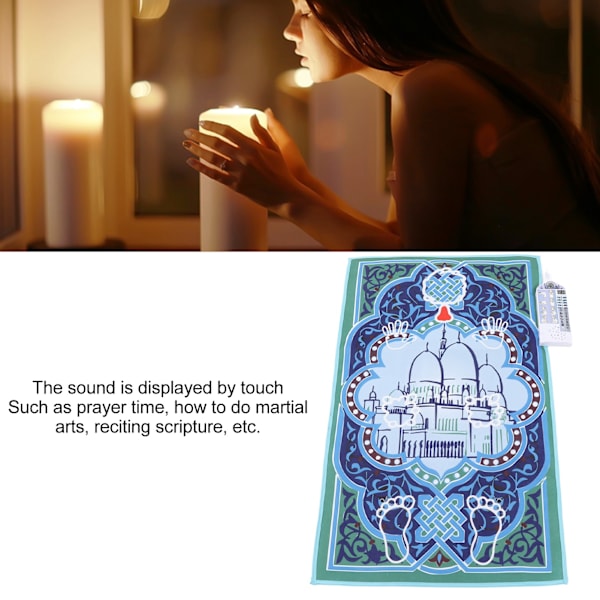 Islamic Interactive Prayer Mat Educational 7 Languages 36 Modes Muslim Interactive Prayer Mat F3