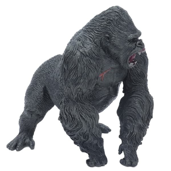 Naturtro Schimpansfigur Plast Dyr Actionfigur Håndmalet Legetøjsfigur Model Schimpans