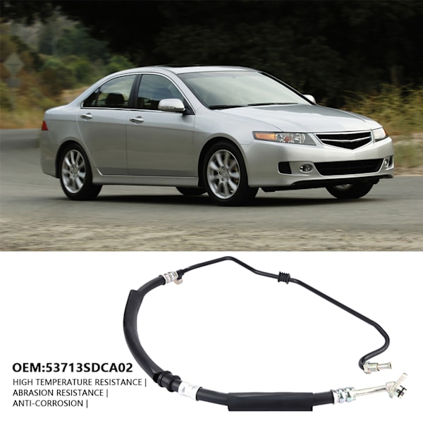 Servostyringstryk Brændstofledning Olierør til Acura TSX 2.4L 04‑08 Accord 03‑07