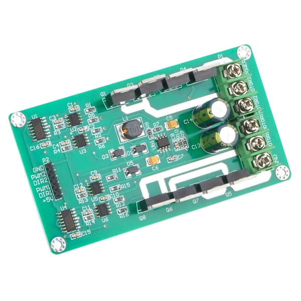 Dobbel Motor Driver Modul Kort H Bro Driver Chip DC IRF3205 MOSFET 3-36V 10A Peak 30A