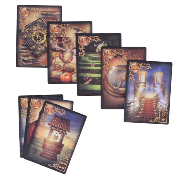 Mystisk spådomskort bærbar hjemfest Tarot kortspill gave