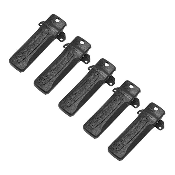 Slidstærk plastbælteklips til Kenwood TK3207 TK2207 TK3207G TK2207G (5 stk)
