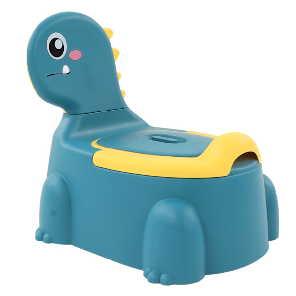 Babypotte Tykkere Ergonomisk Moderne Tegneserie Dinosaurie Treningstoalett med Gummisokkel for Barn Småbarn Marineblå