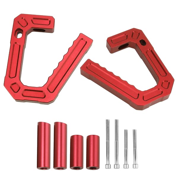 Forreste greb til bil i aluminiumslegering til Jeep Wrangler JK 2007-2018 (rød)