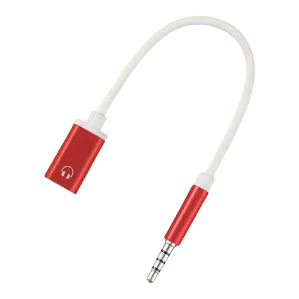 3,5 mm han til Type C hun hovedtelefonadapter USB C til Aux lydkabel Sølv Silver 0.02