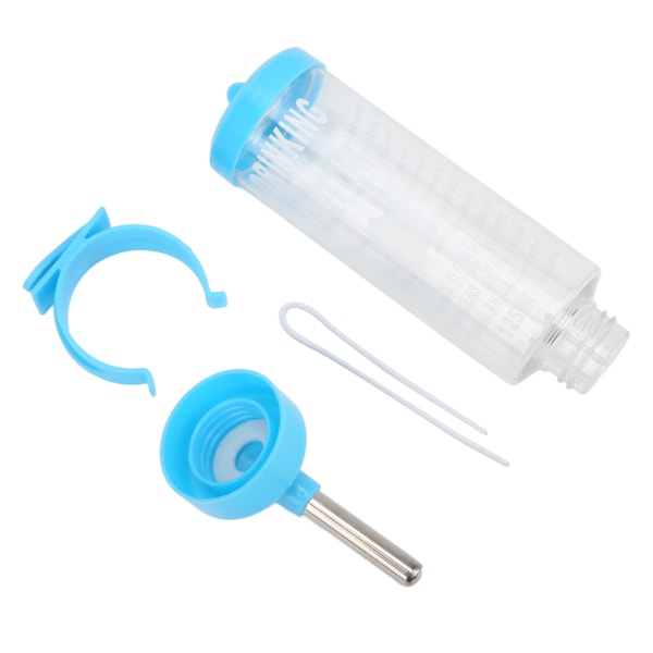 Hamster Vattenflaska Dispenser Automatisk Droppande Dricksfontän för Hamster för smådjur Blå 125ML
