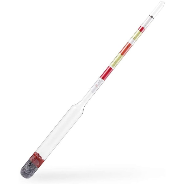 3 Skala Hydrometer Alkohol Brix Meter 3 i 1 densimeter för vinöl