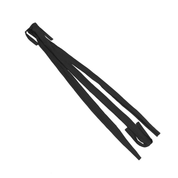 Hevosen hännän suojus Wrap Polyester Puhdista hännän iho Helppo punoa Hevoset 3-putkinen hännän suojus Hevoselle Musta