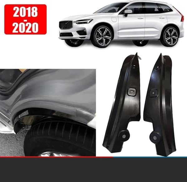 Skärmar kompatibla med Volvo för XC60 2019 2020 2021 Stänkskydd Bakdäcksmatta Modifiering