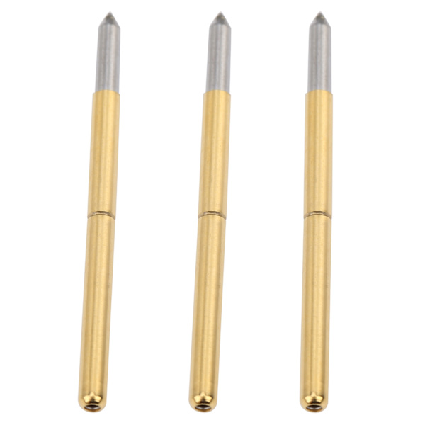 100 P125-B Test Probe 2.0mm Spring Test Detection Probe Pin Brass Pogo Pin