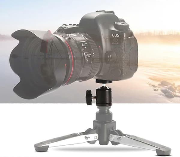 Stativ B for hoderotasjon Stativfeste Kamera B-hodeadapter med 1/4\" skruehull for DSLR