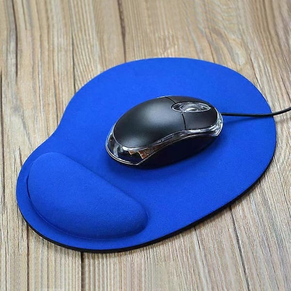 30~100 stk universell kontormusematte gel håndleddsstøtte ergonomisk myk elastisk spill skrivebordsmusematte håndleddsstøtte dropshipping Baby Blue 1pc