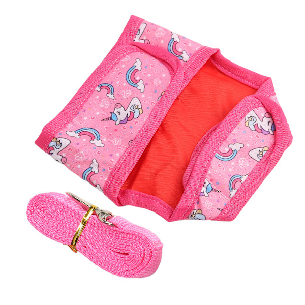 Kaninsele med snor Sød Unicorn Bunny Vest snor til chinchilla hamster marsvin kanin L