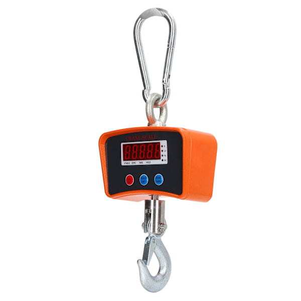 Digital Crane Scale 500KG 1100LB Elektronisk LED-skärm Industriell Heavy Duty 100‑240V UK-kontakt