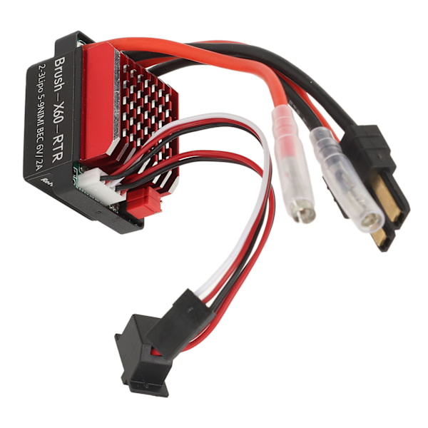 Borstad ESC dubbelriktad 320A med bromsborstad elektronisk hastighetsregulator för 1/10 RC-bilbåt