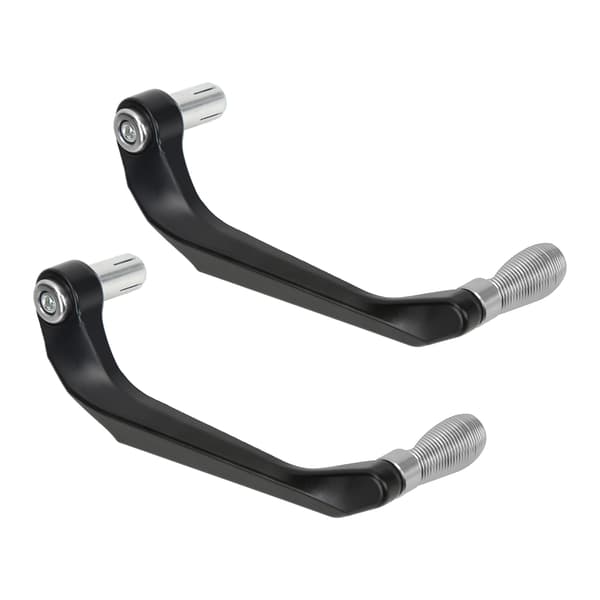 2-pack Motorcykel Spakar Skyddssats Aluminium Legering Broms Koppling Styre Skydd för Mountainbikes Silver