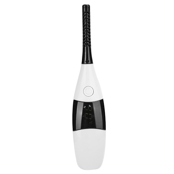 Elektrisk ögonfransböjare USB-laddning digital display 4 växlar Ögonfransar Makeup Curler (Vit)