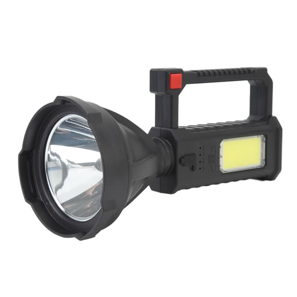 LED Searchlight Strong Light Long-Distance Illumination Waterproof Handheld Spotlight Flashlight with Multifunction Bracket
