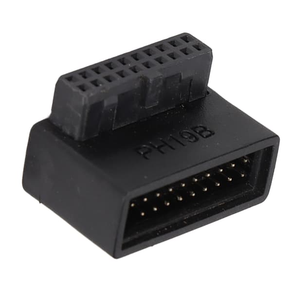 USB 3.0 90° Adapter Multilayer Printkort Nem Installation 19/20Pin StrømadapterPH19B
