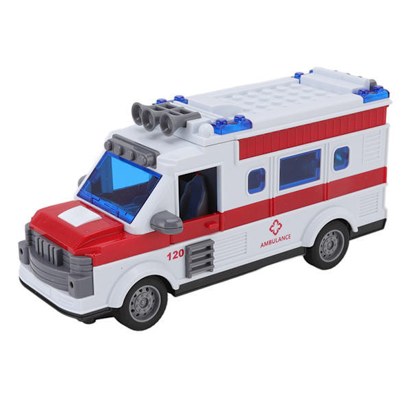 Fjärrkontroll Ambulans Barnleksaker Fyrvägs med lampor Fjärrkontroll Ambulans Pojke Simuleringsmodell Leksaksbil