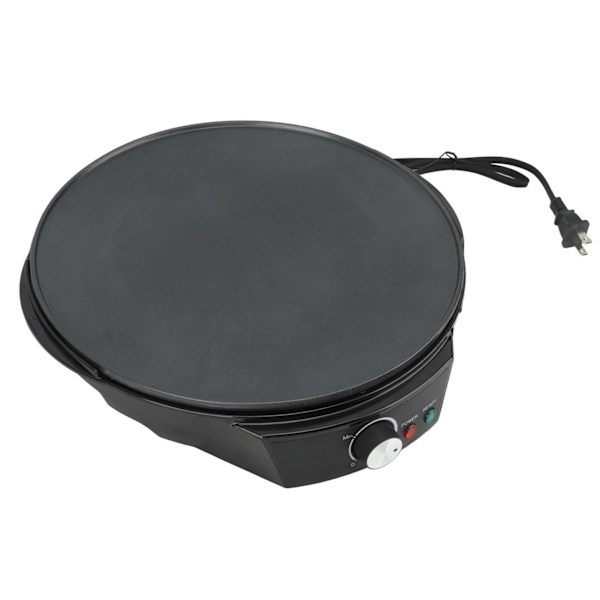 900W Electric Crepe Maker Griddle 30cm Nonstick Griddle Adjustable Temperature Control with Tools US Plug 110V