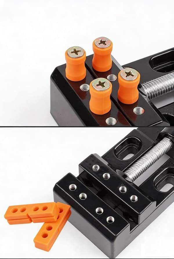 Mini flad bordsskruestik Kompatibel med håndværk