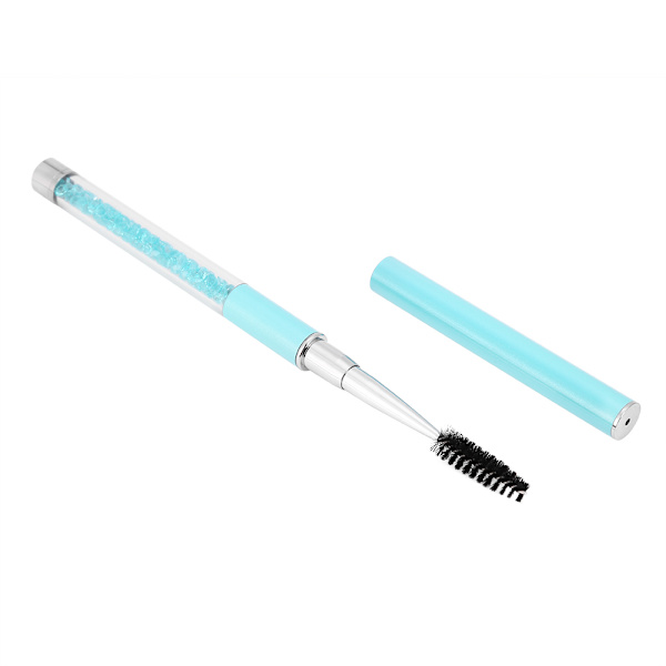Ögonfrans Ögonbrynsborste Mascara Wands Applikator Spooler Ögonfransförlängning Ögonbrynskam Blå