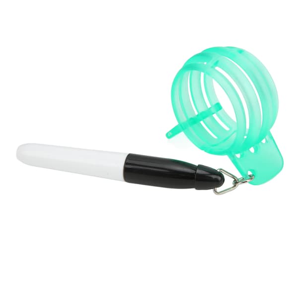 360° Golf Ball Line Marker Plastic Golf Three-Line Drawing Device for General Purpose Green