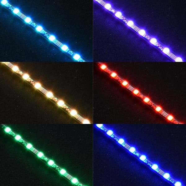 Datalog Vandkølingstank med LED-rørbelysning - 22 cm beholder til effektiv køling og virusforebyggelse