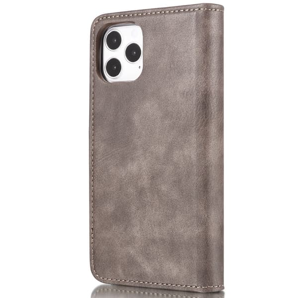 Kompatibel med iPhone 13 Pro - DG.MING 2i1 Magnet Etui / Cover - Grå 85