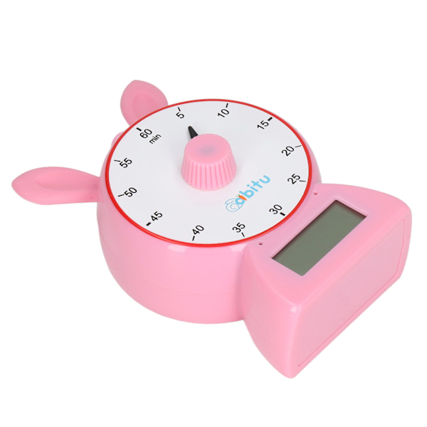 Visual Timer Kids Countdown Matlagning Time Management Timer för hem skolmaterial Study Pink