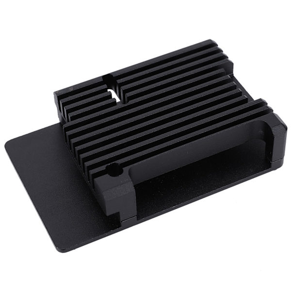 Bundkort Kabinet Boks Sort Aluminium Legering Passer til Raspberry Pi 3 Model B 2b/3b+