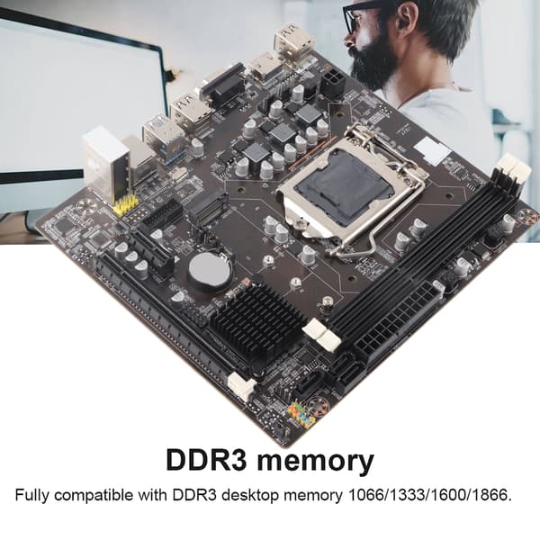 DDR3-hukommelse 1155-pin stationær computer bundkort