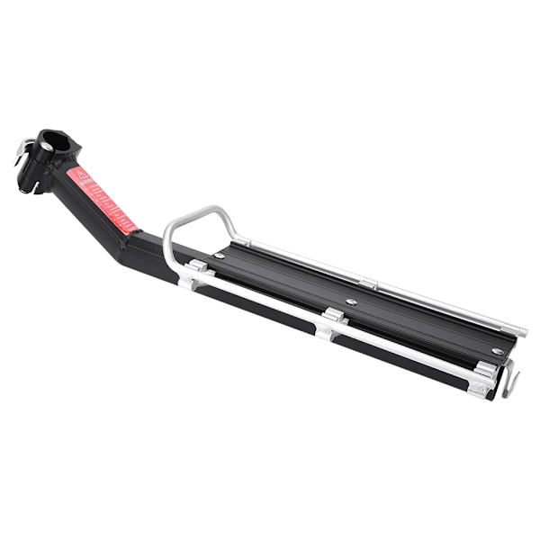 Mountainbike Cykelholder Sadelpind Bagagehylde Aluminiumlegering Sort