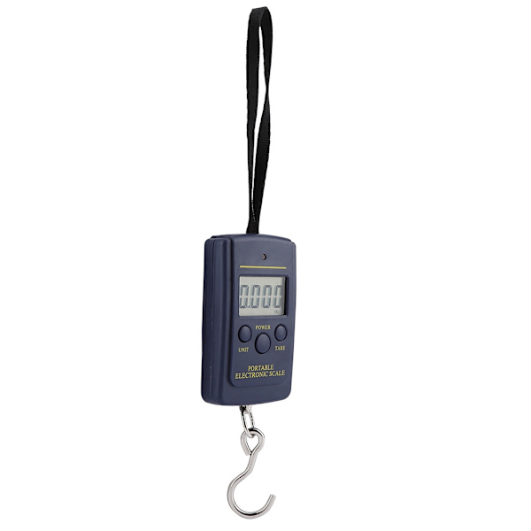 40 kg/10 g elektroninen vaaka Digitaalinen riippuva matkatavaravaaka koukulla