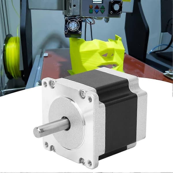 NEMA 23 stepmotor 3D-printertilbehør med 4-polet kabel 23HS5628 6,35 mm/8 mm Akseldiameter 8 mm
