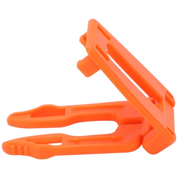 10 st multifunktionella Molle-bandremmar, spännen, avtagbara ryggsäcksanslutningsremmar (orange)