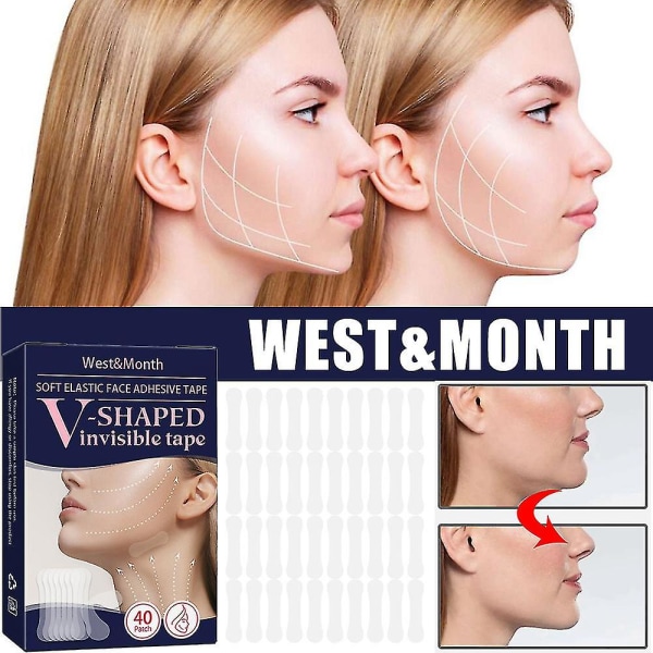 Facial Lifting Patch Face Shaping Lifting Stevige Kin V-formet Lifting Tape 2 boxes