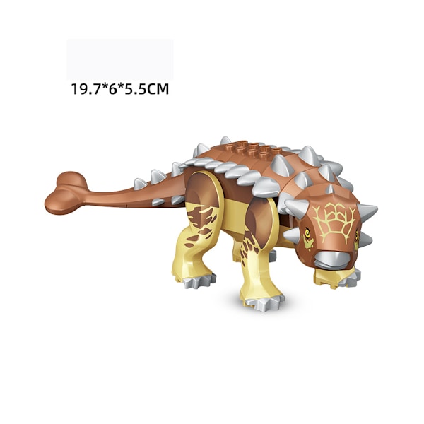 Stor Ankylosaurus byggeklodser stor dinosaur tema legetøj egnet til børns fødselsdagsgaver nytårsgaver