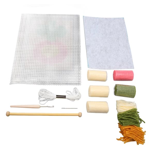 Latch Hook Kit DIY Brikke Blød Berøring Letvægts Bærbar Hækling Latch Hook Kit
