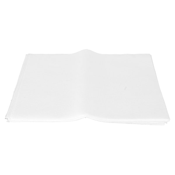 10 st Vita Broderityger 14 Count 30x45cm DIY Korsstygn Broderityg Bomull för Handarbete