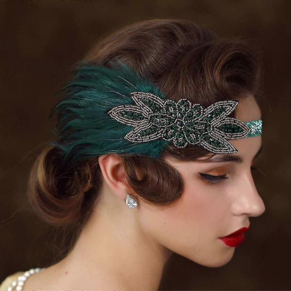 20-luvun asusteet Gatsby-asusteet 1920-luvun Flapper Great Gatsby -asustesetti Style1
