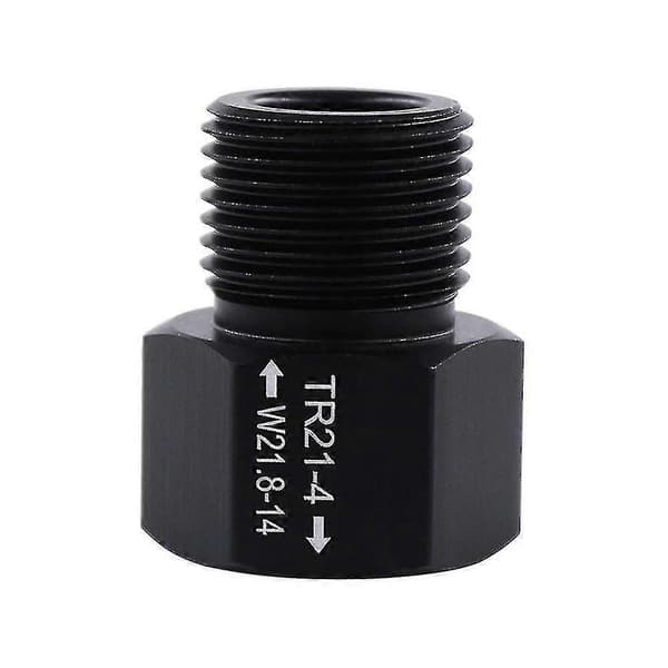CO2-cylinderadapter, T21-4 til W21.8-14 adapterkonverter til CO2-cylinder til