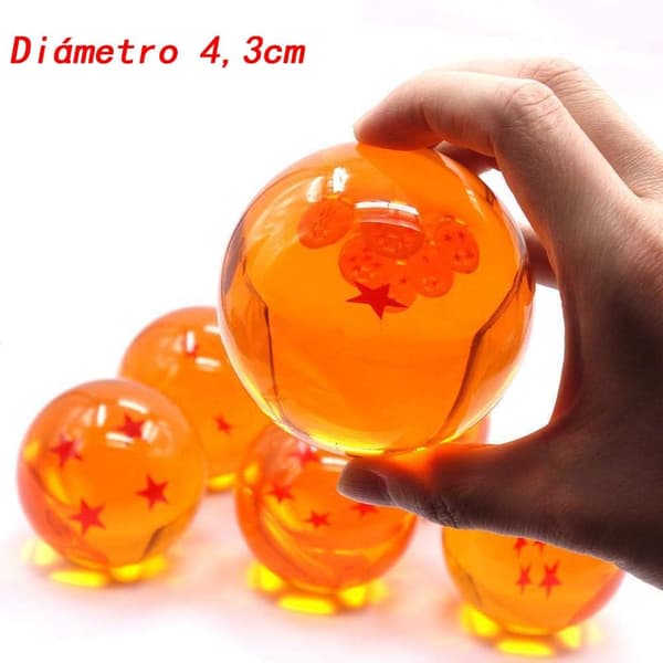 7 stk Dragon Ball Dragon Balls 1 til 7 stjerner med gaveeske -[LD]