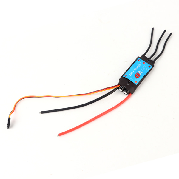 Toveis Brushless ESC Elektronisk Hastighetskontroll for RC Båt Skip Undervannspropeller (40A) 40A
