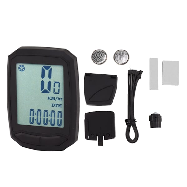 Cykeldator Wireless Glow Touchscreen Engelsk version Cykeldator Cykelhastighetsmätare Vägmätare