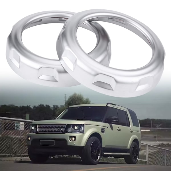 2 st. Bakre Luftutlopp Vent Ring Trim Dekal för Land Rover Discovery 4 LR4 2009-2016