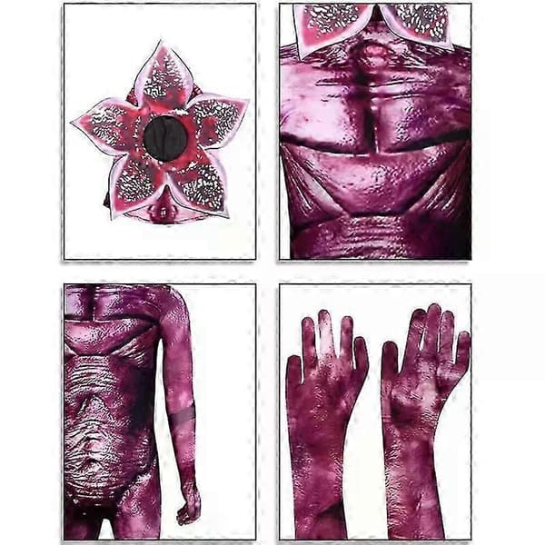 Stranger Things Demogorgon Monster Jumpsuits Set Halloween Cosplay Kostym[LD] 120