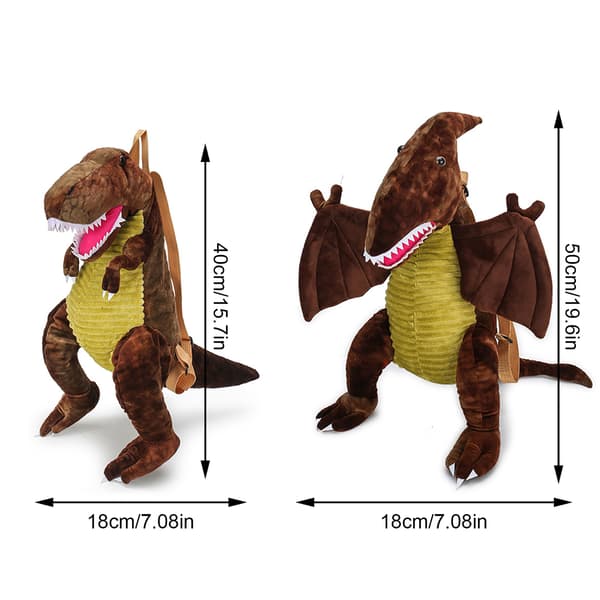 Tegneserie Splicing Dinosaur Rygsæk Til Børn