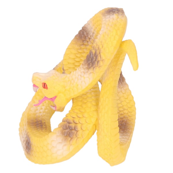 Stor slangemodell Plastsimulering Reptil Stor slangefigur for Halloween-dekorasjon